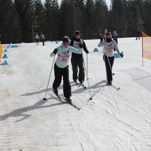 Školní závody v běhu na lyžích