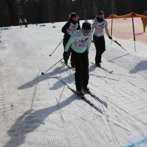 Školní závody v běhu na lyžích