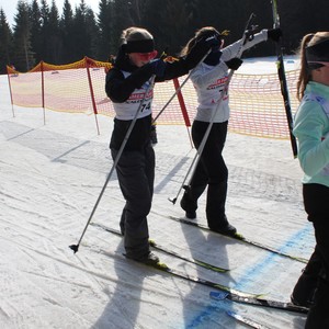 Školní závody v běhu na lyžích