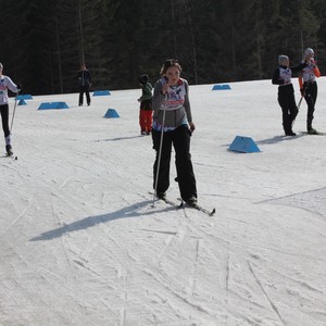 Školní závody v běhu na lyžích