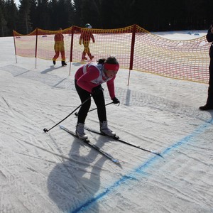 Školní závody v běhu na lyžích