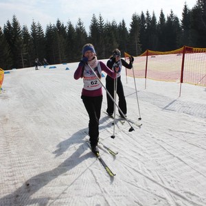 Školní závody v běhu na lyžích