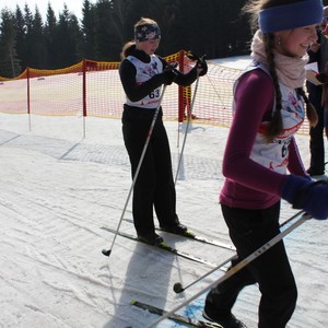 Školní závody v běhu na lyžích