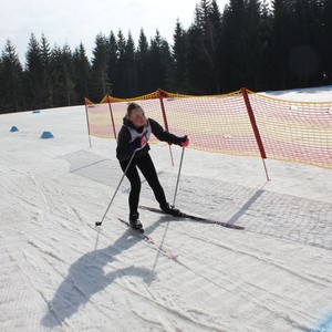 Školní závody v běhu na lyžích