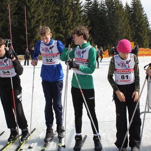 Školní závody v běhu na lyžích