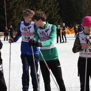 Školní závody v běhu na lyžích