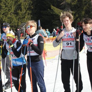 Školní závody v běhu na lyžích