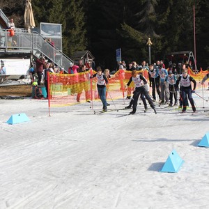 Školní závody v běhu na lyžích