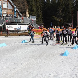 Školní závody v běhu na lyžích