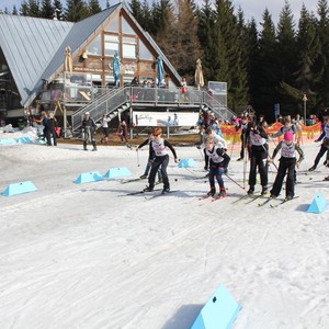 Školní závody v běhu na lyžích