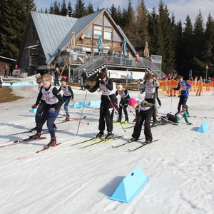 Školní závody v běhu na lyžích