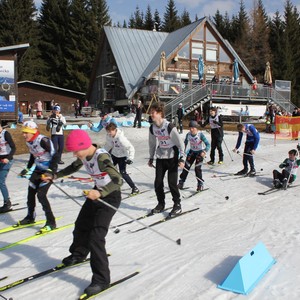 Školní závody v běhu na lyžích