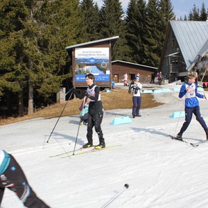 Školní závody v běhu na lyžích
