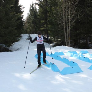 Školní závody v běhu na lyžích
