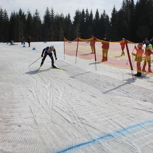 Školní závody v běhu na lyžích