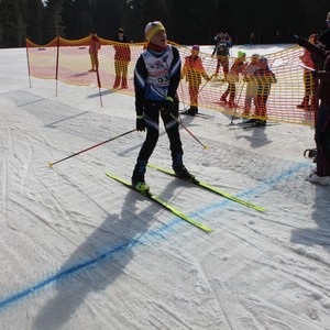 Školní závody v běhu na lyžích