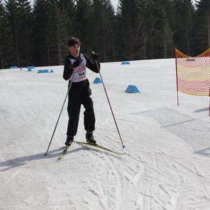 Školní závody v běhu na lyžích