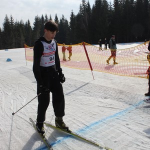 Školní závody v běhu na lyžích