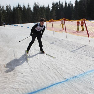 Školní závody v běhu na lyžích