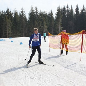 Školní závody v běhu na lyžích