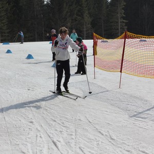Školní závody v běhu na lyžích