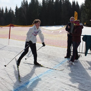 Školní závody v běhu na lyžích