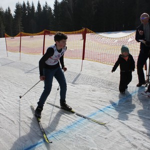 Školní závody v běhu na lyžích