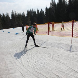 Školní závody v běhu na lyžích