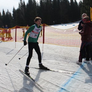 Školní závody v běhu na lyžích