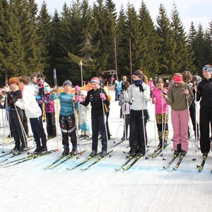 Školní závody v běhu na lyžích