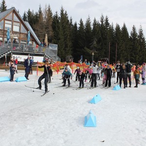 Školní závody v běhu na lyžích