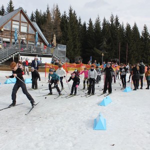 Školní závody v běhu na lyžích