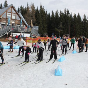 Školní závody v běhu na lyžích