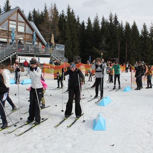 Školní závody v běhu na lyžích