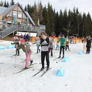 Školní závody v běhu na lyžích