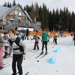 Školní závody v běhu na lyžích