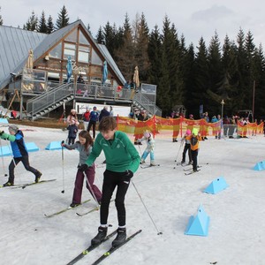 Školní závody v běhu na lyžích