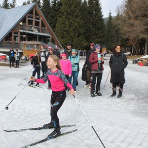 Školní závody v běhu na lyžích