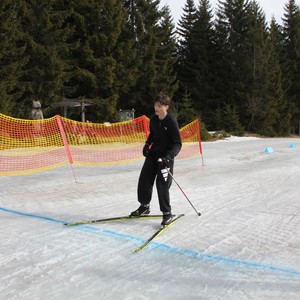 Školní závody v běhu na lyžích