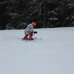 Školní závody ve sjezdovém lyžování