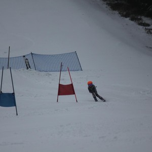 Školní závody ve sjezdovém lyžování