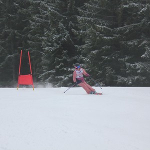 Školní závody ve sjezdovém lyžování