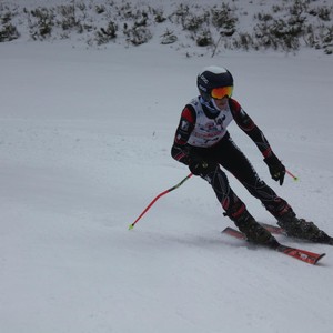 Školní závody ve sjezdovém lyžování