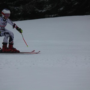 Školní závody ve sjezdovém lyžování