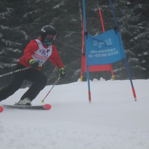 Školní závody ve sjezdovém lyžování