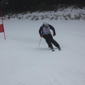 Školní závody ve sjezdovém lyžování