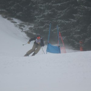 Školní závody ve sjezdovém lyžování