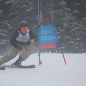 Školní závody ve sjezdovém lyžování