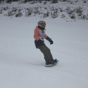 Školní závody ve sjezdovém lyžování