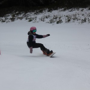 Školní závody ve sjezdovém lyžování